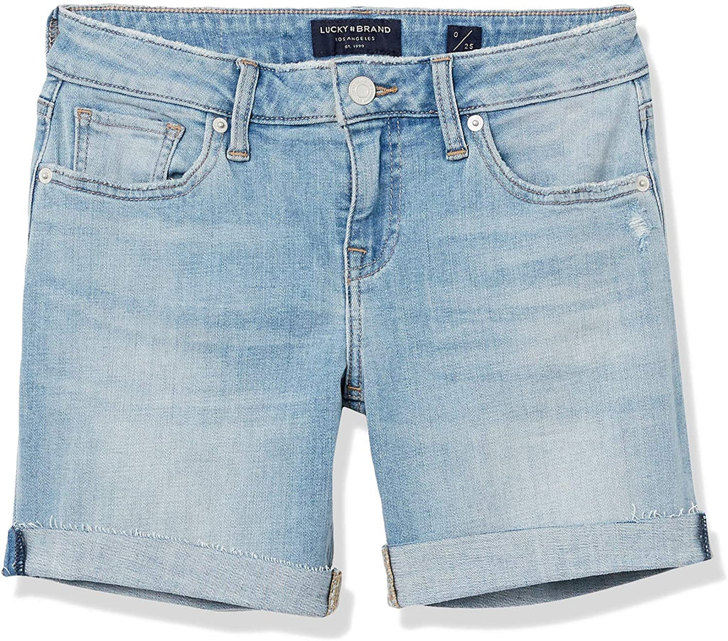 Lucky Brand Womens Mid Rise Roll Up Short