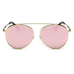 BETHEL | CA08 - Retro Mirrored Lens Teardrop Aviator Sunglasses