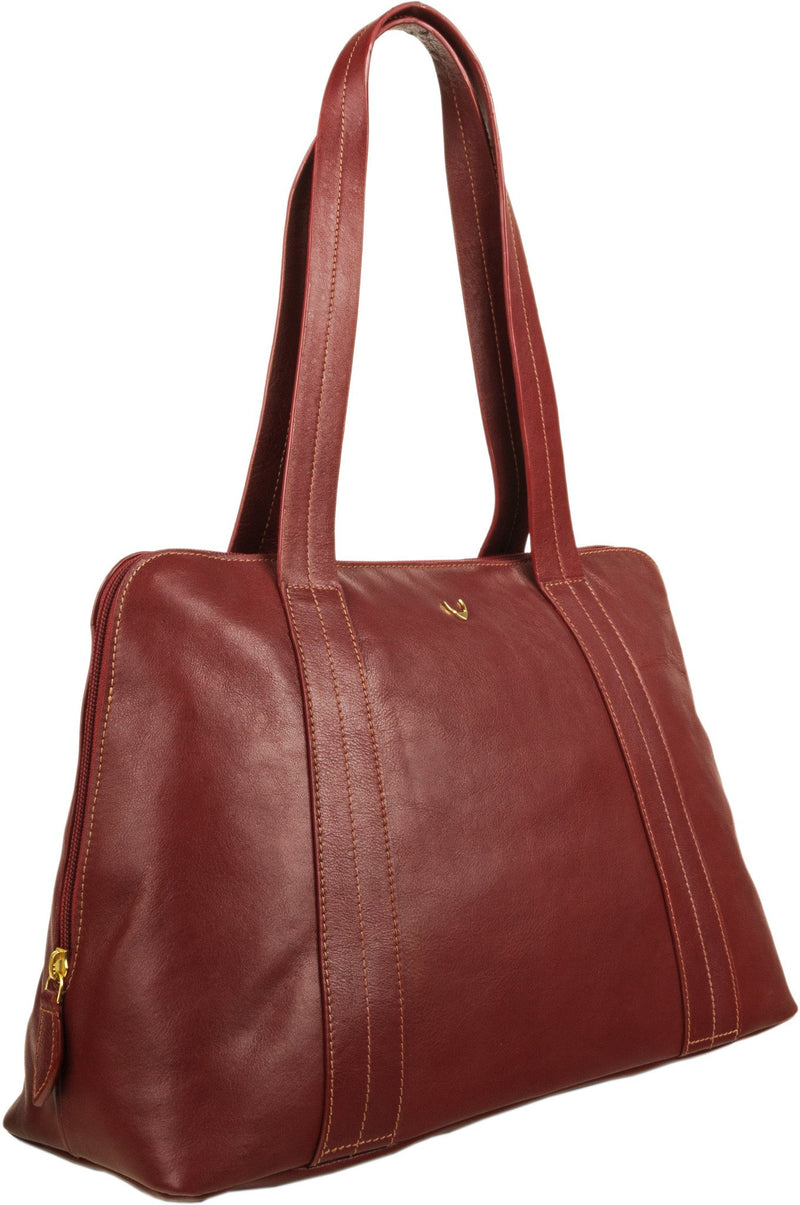 Cerys Leather Multi-Compartment Tote