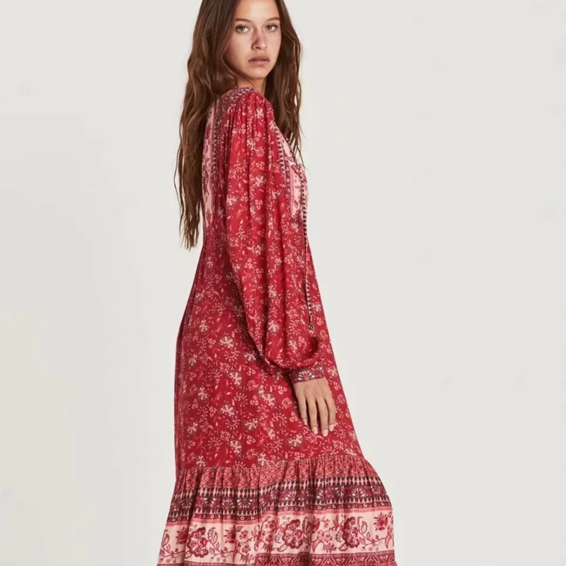 Rancher Printed Dress