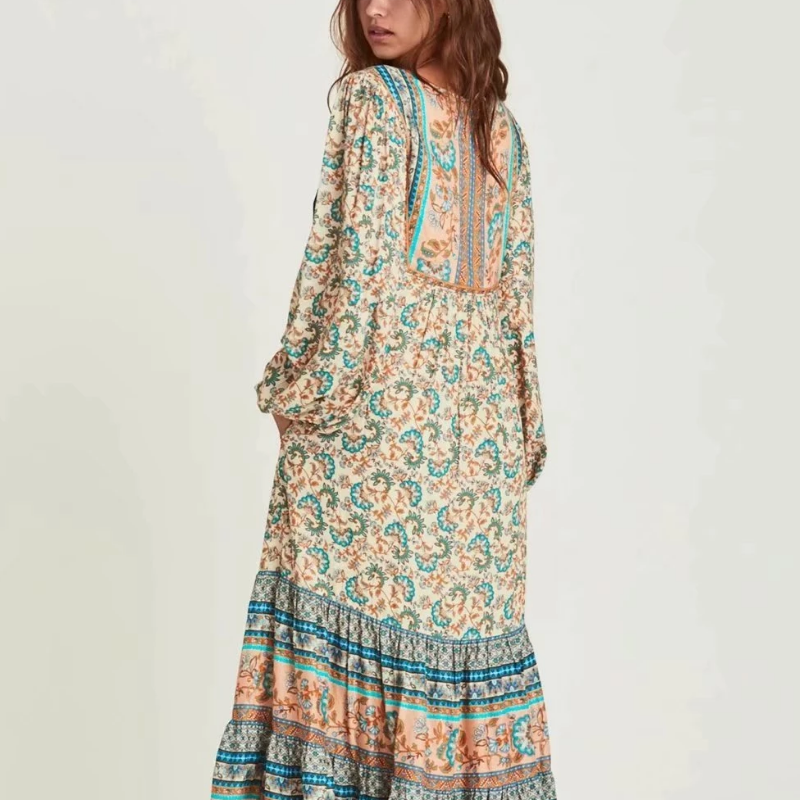 Rancher Printed Dress