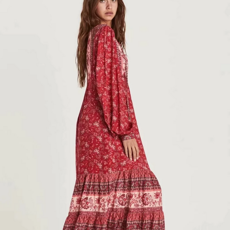 Rancher Printed Dress