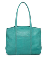 Dancing Bamboo Leather Tote