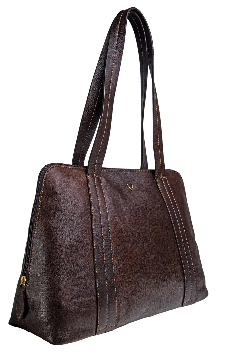 Cerys Leather Multi-Compartment Tote