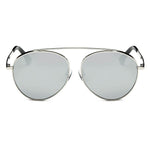 BETHEL | CA08 - Retro Mirrored Lens Teardrop Aviator Sunglasses