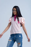 Pink Stripes Short Sleeve Tee