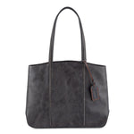 Dancing Bamboo Leather Tote