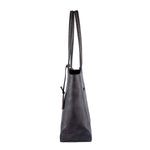 Dancing Bamboo Leather Tote