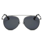 BETHEL | CA08 - Retro Mirrored Lens Teardrop Aviator Sunglasses