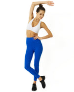 High Waisted Yoga Leggings - Sky Blue