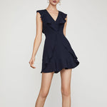 BCBG Tyrah Sleeveless Ruffle Dress