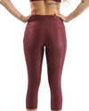 SALE! 50% OFF! Verona Activewear Set - Leggings & Sports Bra - Maroon [MADE IN ITALY]