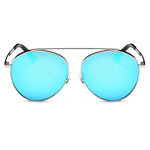 BETHEL | CA08 - Retro Mirrored Lens Teardrop Aviator Sunglasses