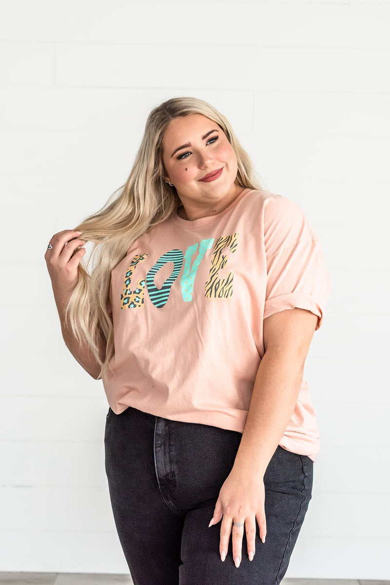 LOVE Patch Graphic Tee