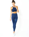 Ashton Leggings - Navy Blue