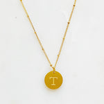 Ellison + Young: Singular Charm Initial Necklace