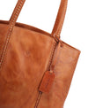 Dancing Bamboo Leather Tote