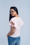 Pink Stripes Short Sleeve Tee