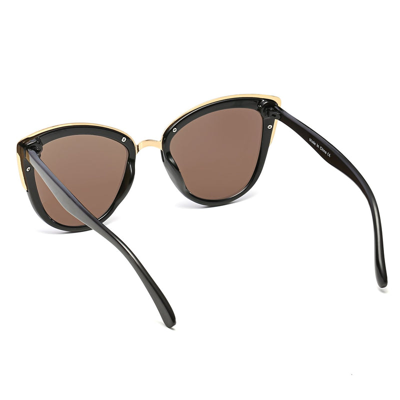 CHESTER | S1005 - Women's Vintage Retro Oversized Cat Eye Sunglasses