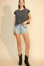 HYFVE Cropped Muscle Tee