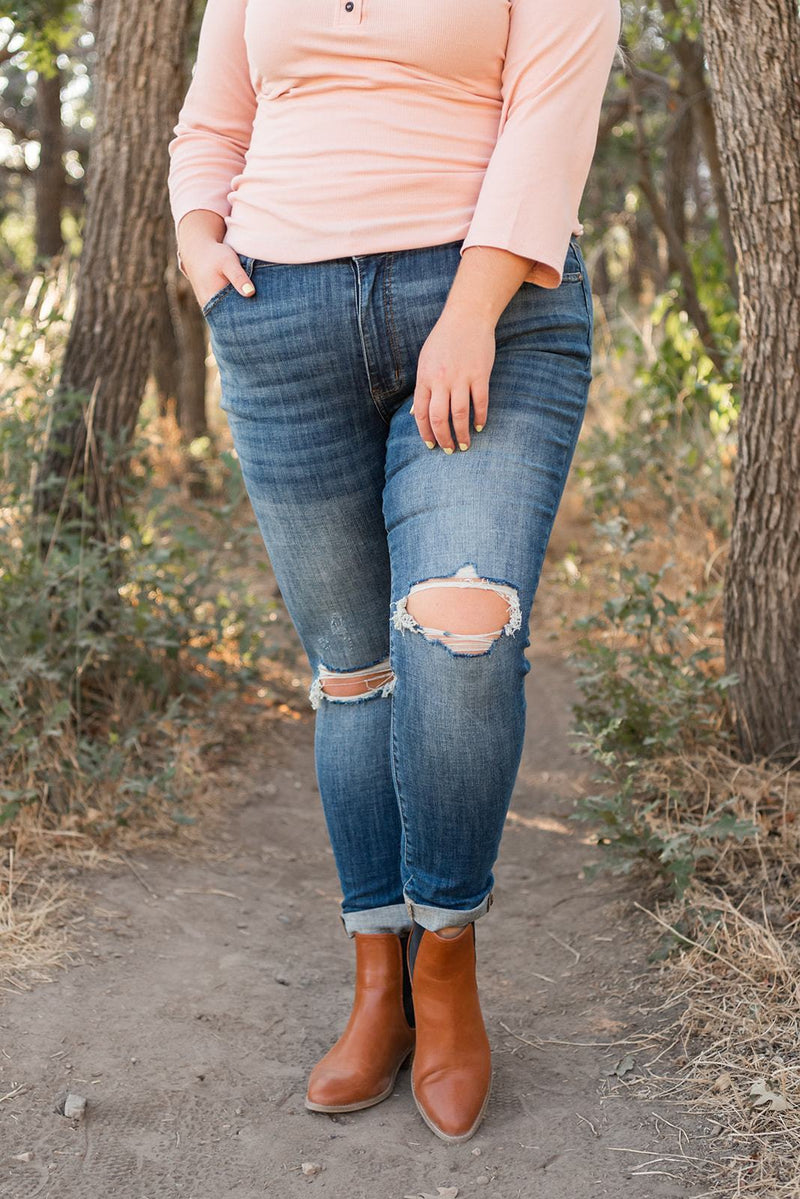 Blue Jean Baby Distressed Jeans