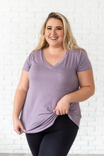 So Wonderful Short Sleeve Tee- Lilac