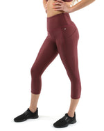 SALE! 50% OFF! Verona Activewear Set - Leggings & Sports Bra - Maroon [MADE IN ITALY]