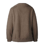 Faux Lambswool Oversize Hairy Jacket