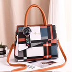 Patchwork Casual Large Shoulder Handbag