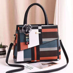 Patchwork Casual Large Shoulder Handbag