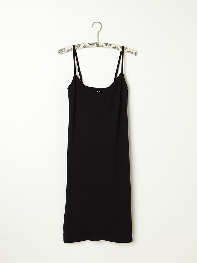 Curiosity Negligees Silk Strap Slip Dress