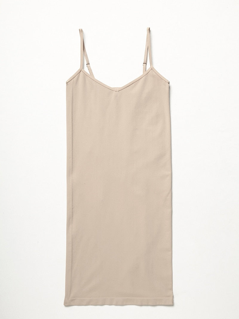 Curiosity Negligees Silk Strap Slip Dress