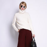 Cozy High Collar Mock Neck Sweater