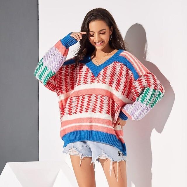 Freya Chunky Striped Sweater