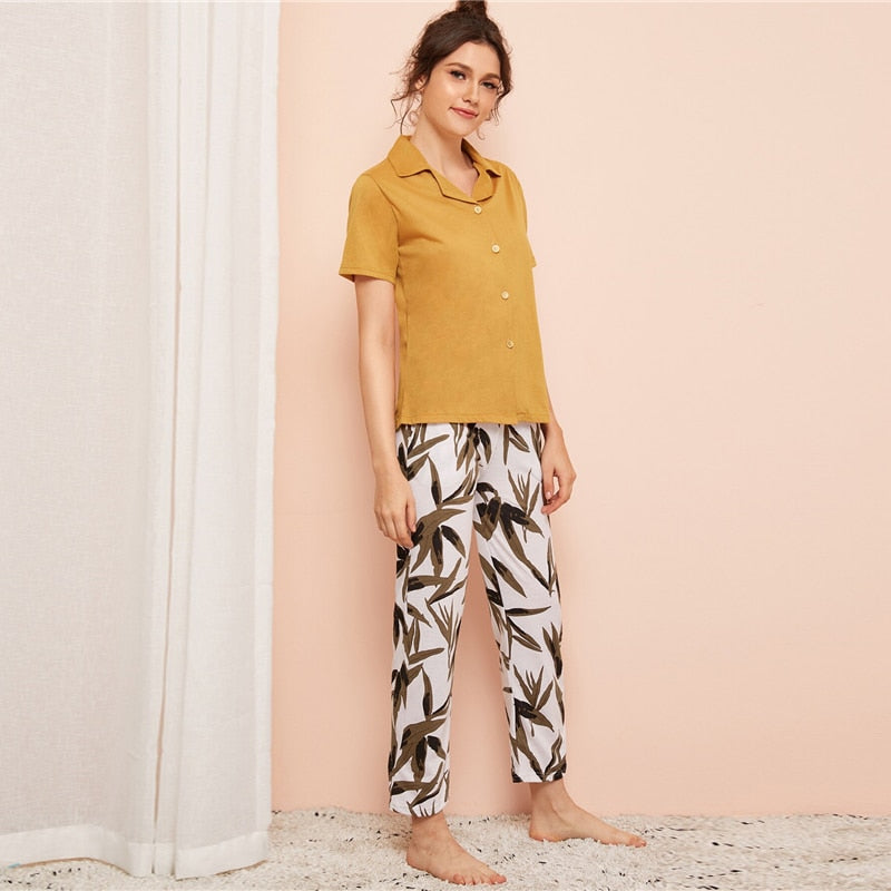 Bamboo Leaf PJ Set