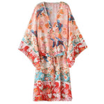 Lilian Blue Bird Kimono