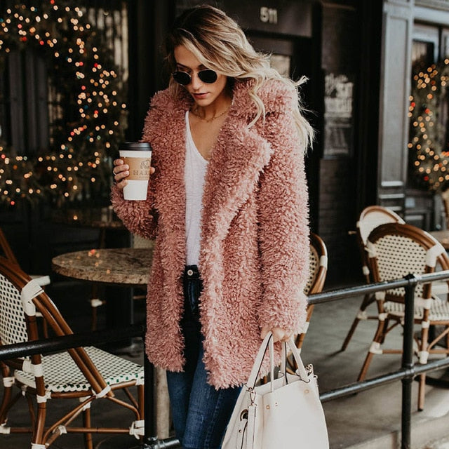 Bomber Faux Fur Coat