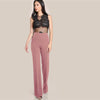 Ginger High Rise Piped Pants