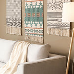 Hand-Woven Cotton Boho Tapestry