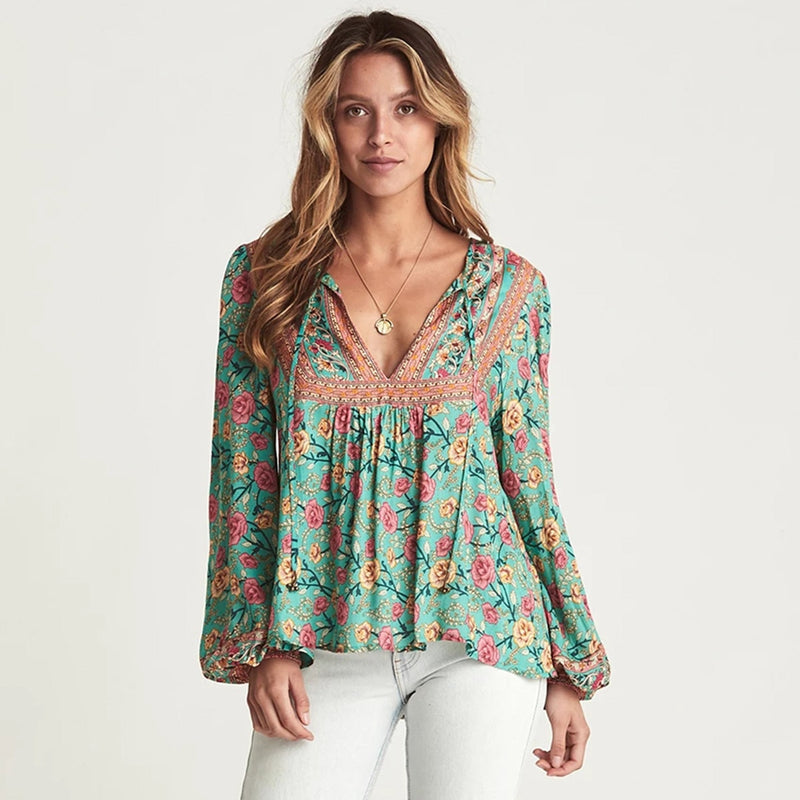 Aqua Endless Summer Blouse