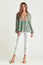 Aqua Endless Summer Blouse