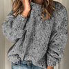 2XL Sweater Women Fashion O Neck Loose Knitted Sweater 2019 Ladies Long Sleeve Tops Pullover Casual Autumn Winter Sweater Jumper