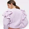 Liliac Ruffled On The Edge Sweater