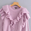 Liliac Ruffled On The Edge Sweater