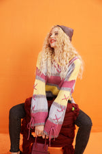 Colorblock Knit Pullover