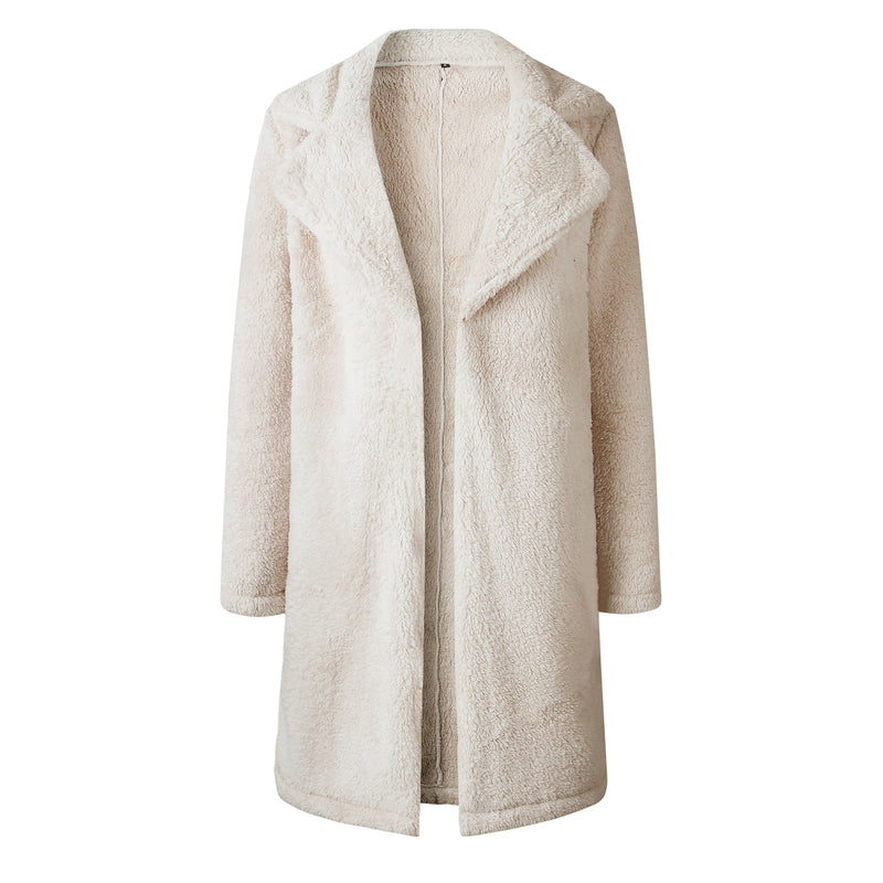 Super Soft Faux Fur Jacket Camel £35.00 - Florence and Company