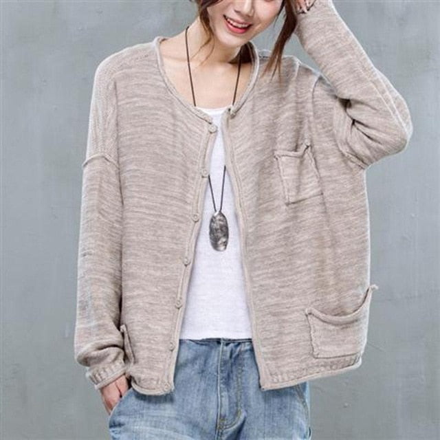 Arts Style Loose Cardi