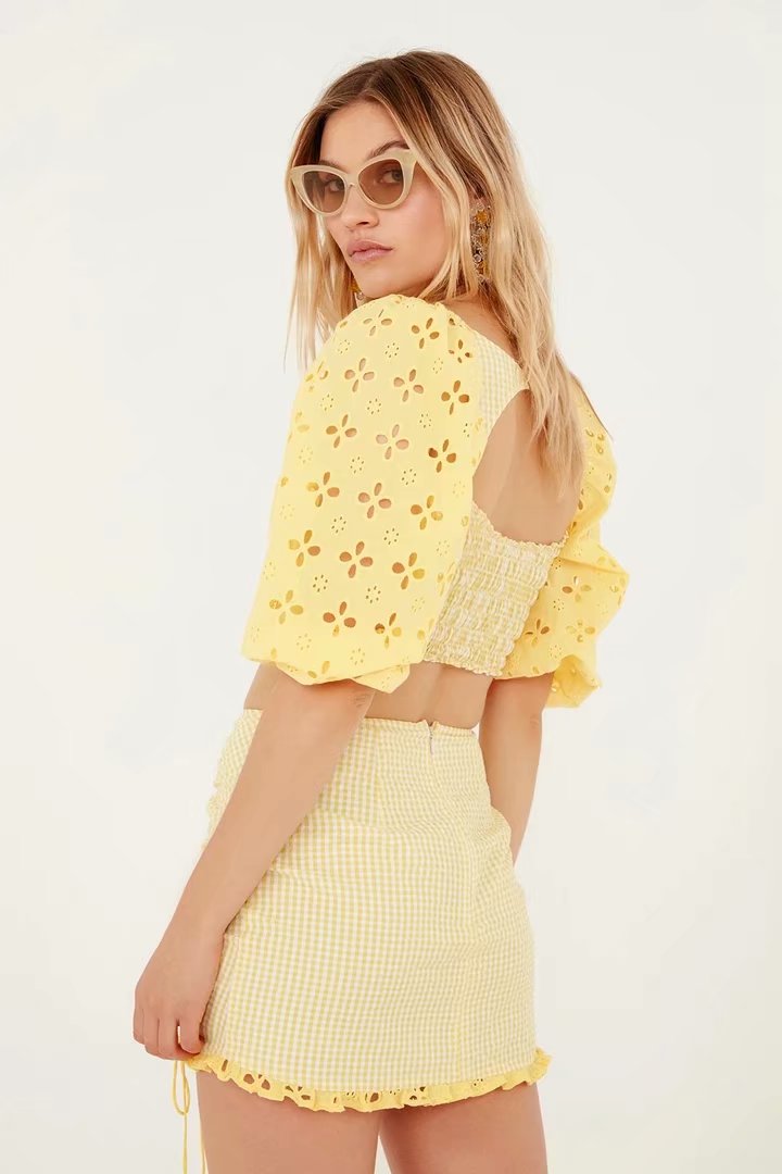 Sunshine Top Skirt Set