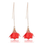 Lovely Dropping Flower Earrings