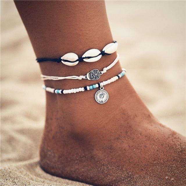 Wishtree Charm Pendant Anklet